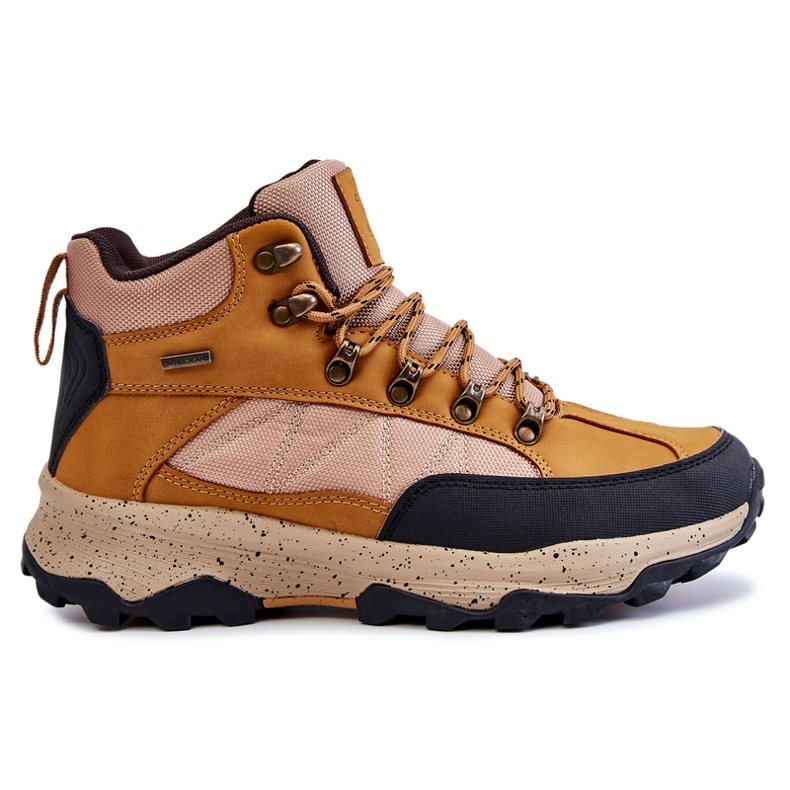 Zapatos de trekking cálidos para hombres Cross Jeans KK1R4020C Camel marrón Zapatos de trekking cálidos para hombres Cross Jeans KK1R4020C Camel marrón