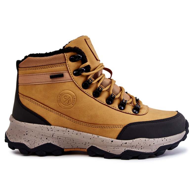 Zapatos de trekking cálidos para hombres Cross Jeans KK1R4026C Camel marrón Zapatos de trekking cálidos para hombres Cross Jeans KK1R4026C Camel marrón