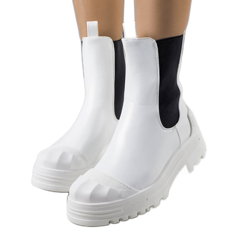 Botas Crispo mujer blancas blanco