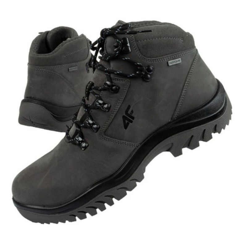 Zapatillas trekking 4F OBMH258 25S gris