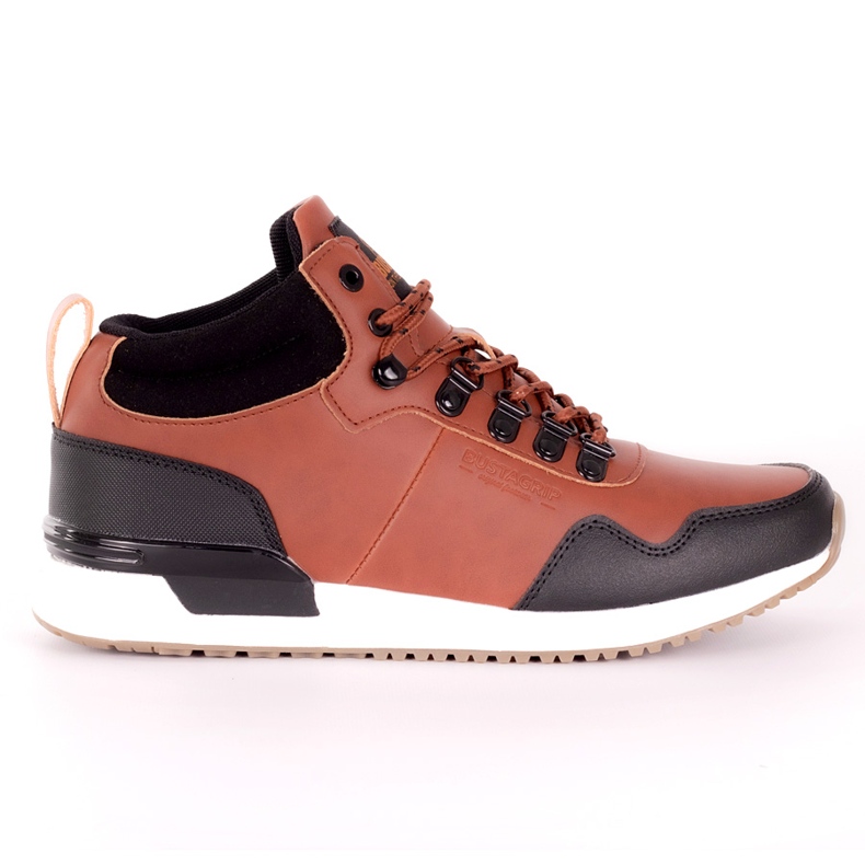 Zapatos de piel para hombre altos marrón Jogger Pro Bustagrip