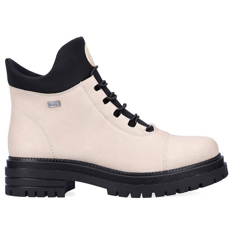 Botas isotérmicas mujer impermeables y cómodas beige Rieker Y3163-60
