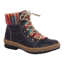 Botas aislantes mujer azul marino Rieker Z6706-14