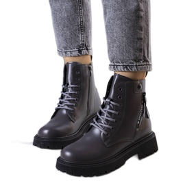 Botas grises con aislamiento de Anja Botas grises con aislamiento de Anja