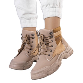 Botas aislantes marrones Fordla beige