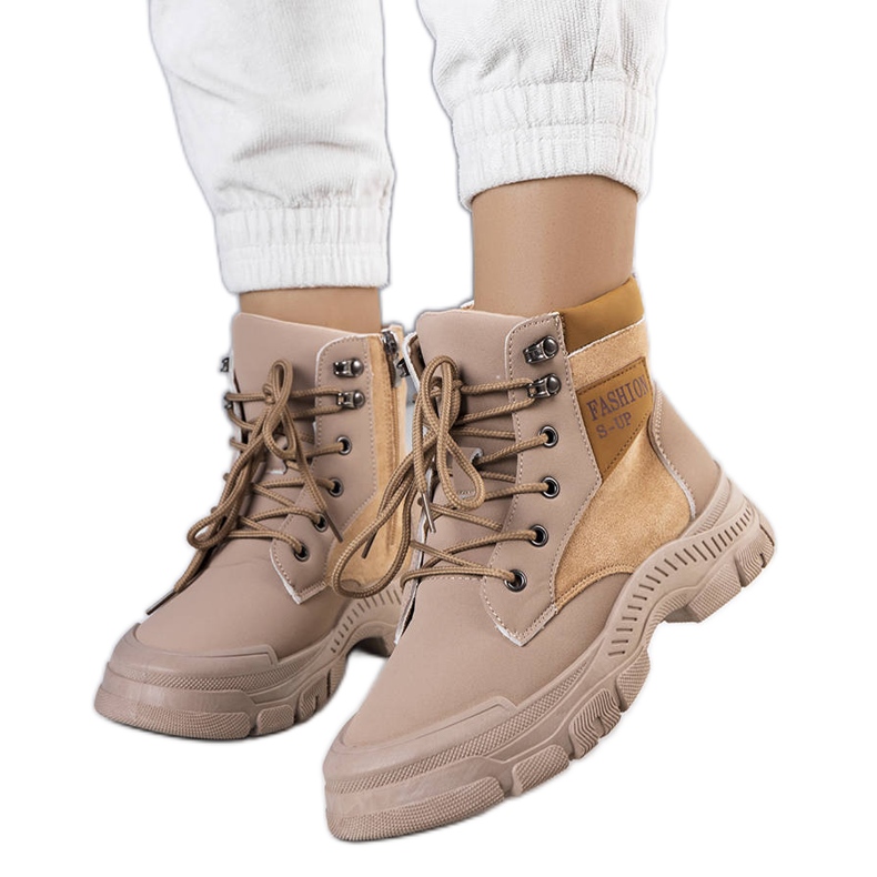 Botas aislantes marrones Fordla beige Botas aislantes marrones Fordla beige