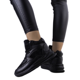 BM Zapatillas negras con aislamiento de Malvern negro
