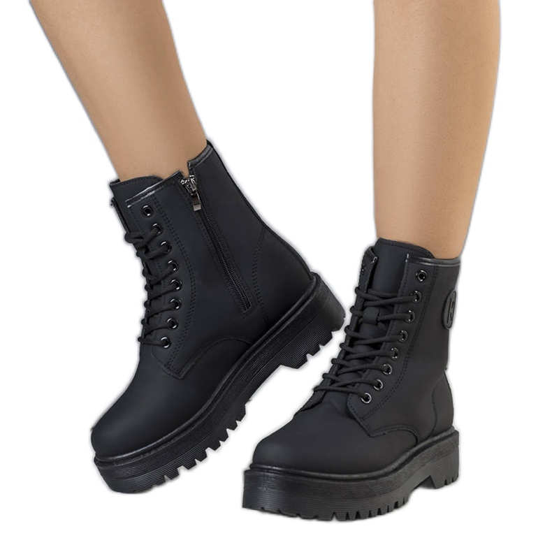 Zapatos Dirk negro mate