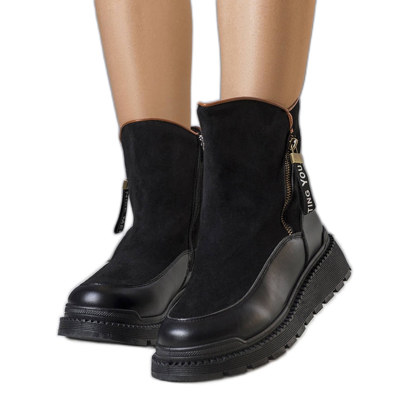 Botas negras con aislamiento en la plataforma Niklas negro