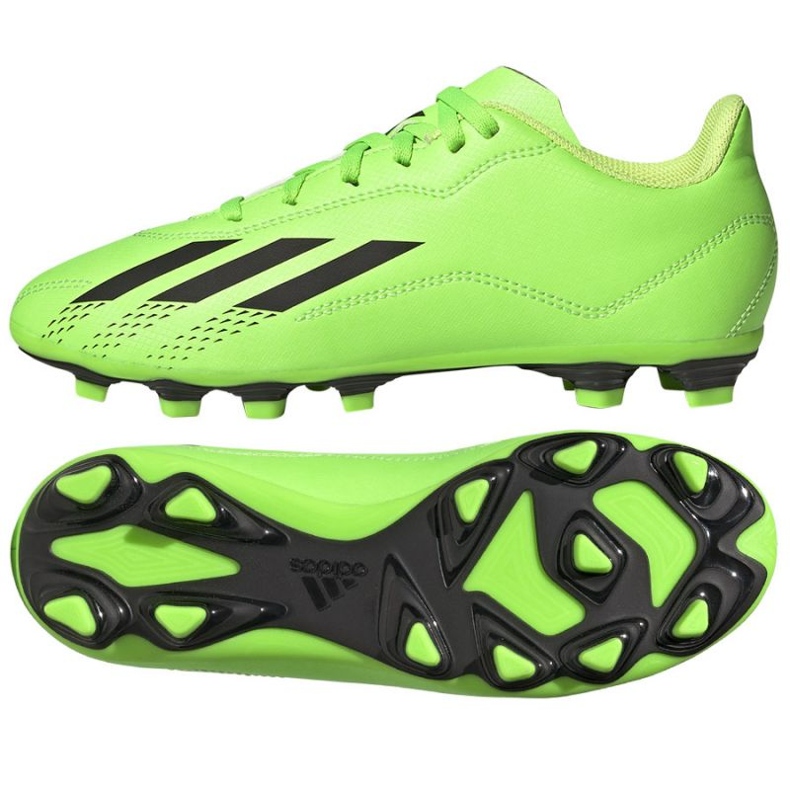 Botas de fútbol Adidas X Speedportal.4 FxG Jr GW8497 verde verde