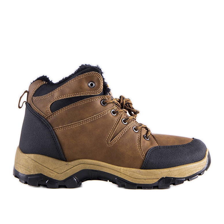 Botas aislantes marrones para hombre Upper marrón Botas aislantes marrones para hombre Upper marrón