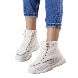 Botas insuladas Rimu color crema beige