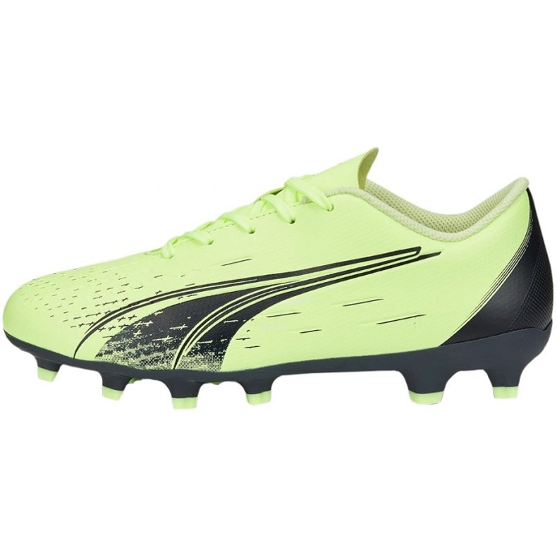 Puma Ultra Play FG / AG Jr 106923 01 zapatos de fútbol verde verde