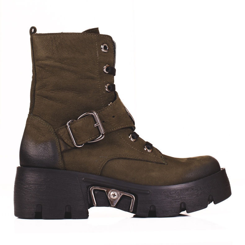 Trabajadoras del cuero Shelovet de las mujeres verde Trabajadoras del cuero Shelovet de las mujeres verde