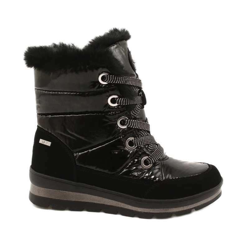 Botas de nieve negra para mujeres con membrana Caprice 9-26226-29 019 negro Botas de nieve negra para mujeres con membrana Caprice 9-26226-29 019 negro