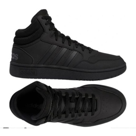 Zapatillas Adidas Hoops 3.0 Mid Wtr GW6421 negro