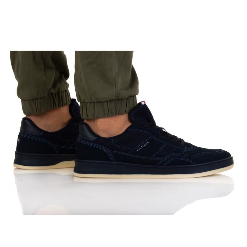 Tommy Hilfiger Retro Court Cupsole Seude Mix M FM0FM04169 DW5 azul