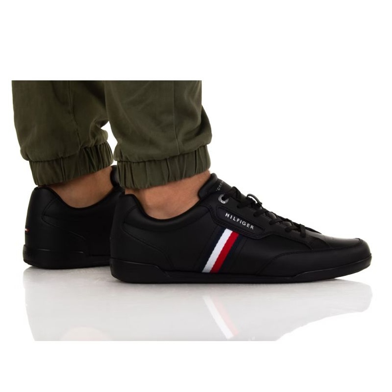 Zapatos Tommy Hilfiger Classic Lo Cupsole Cuero M FM0FM04277 Bds negro