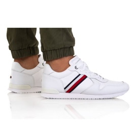 Tommy Hilfiger Iconic Runner Cuero M FM0FM04281 Ybr blanco