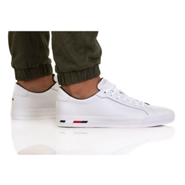 Zapatos Tommy Hilfiger Vulc Modern Cuero M FM0FM04314 Ybr blanco