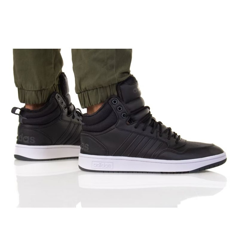 Zapatillas Adidas Hoops 3.0 Mid Wtr GZ6679 negro