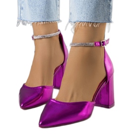 BM Salón rosa con circonita Leighton rosado BM Salón rosa con circonita Leighton rosado