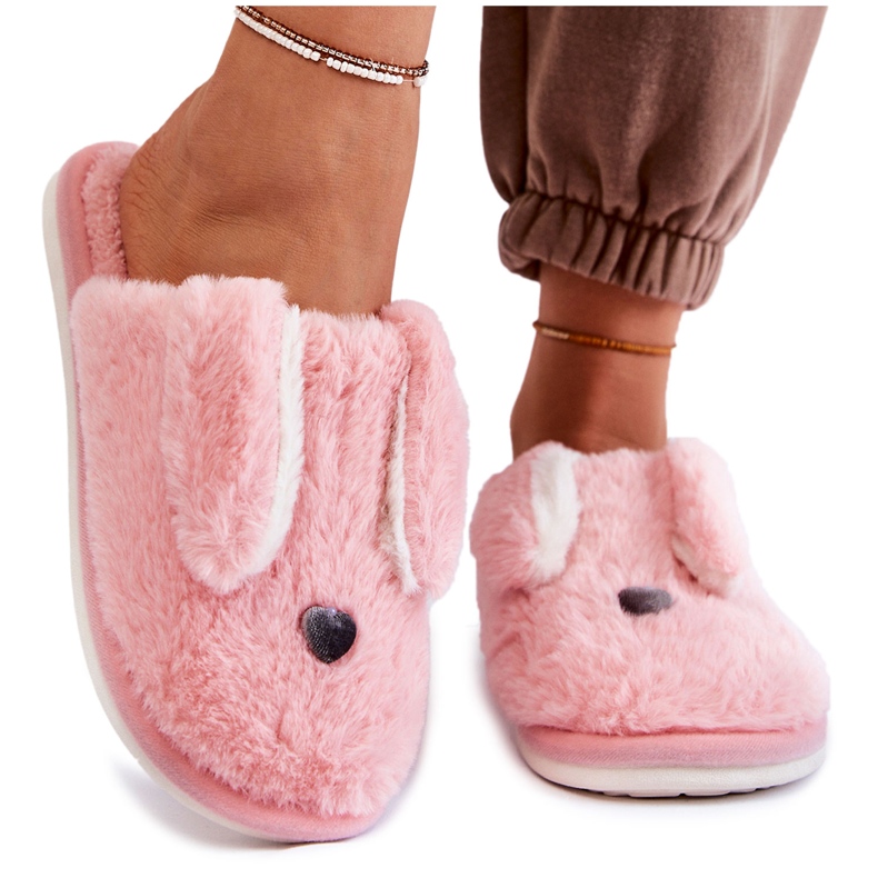 Pantuflas Mujer Piel Rosa Claro Remmi rosado Pantuflas Mujer Piel Rosa Claro Remmi rosado