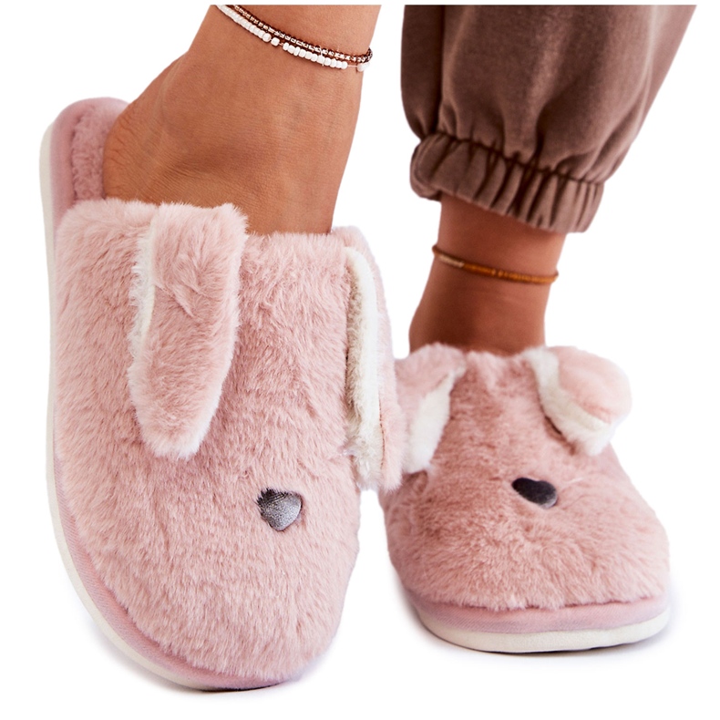 Pantuflas De Mujer De Pelo Lila Claro Remmi violeta