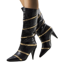 Botas con aislamiento Nevzo negras y doradas negro