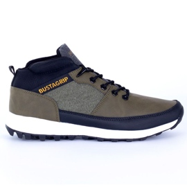Zapatos deportivos de cuero Trax Bustagrip M MRM7B verde