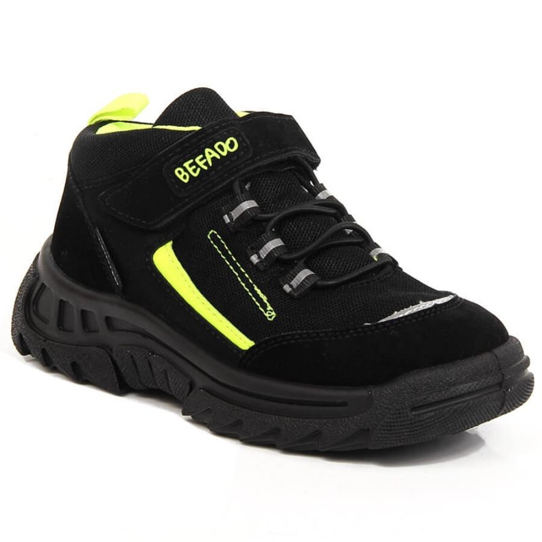 Befado Jr BEF37B zapatos impermeables de trekking de altura negro