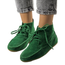 BM Botines Lalo eco-gamuza verde BM Botines Lalo eco-gamuza verde