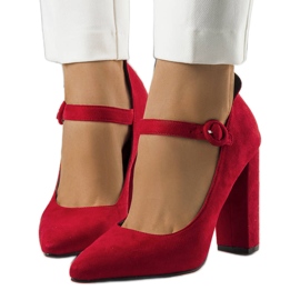 BM Zapatos rojos con correa Kaiser BM Zapatos rojos con correa Kaiser