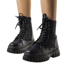Botas de nieve con aislamiento negras de Arinna negro