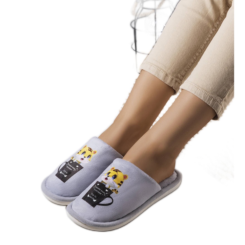 Pantuflas Catcup suave gris Pantuflas Catcup suave gris