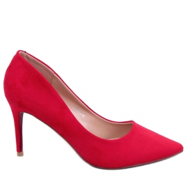 Belluci Stilettos Mujer Tilda Ante Rojo