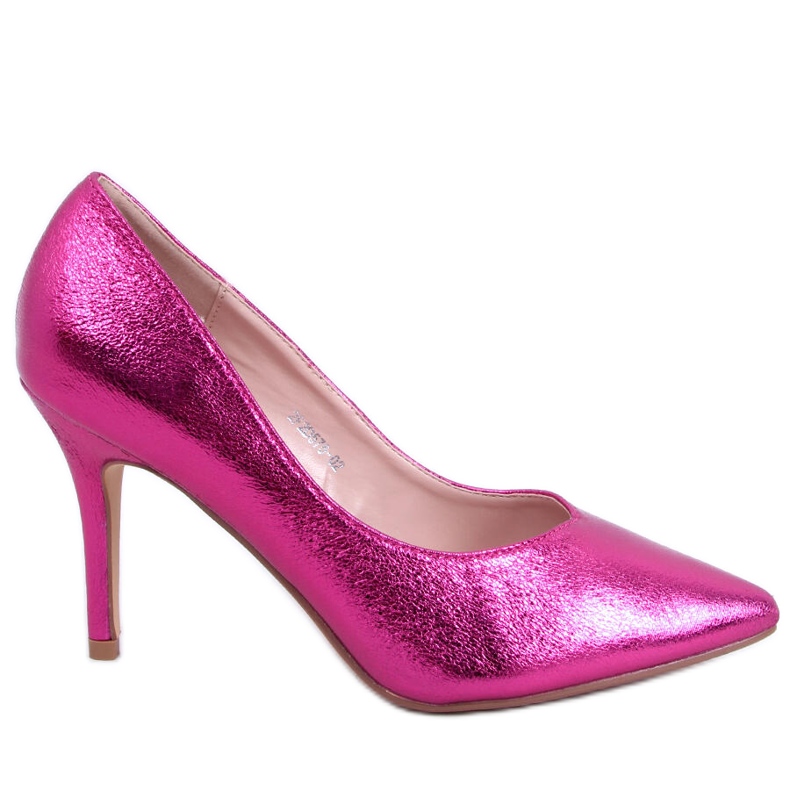 Stilettos Claire Fushia metalizados rosado