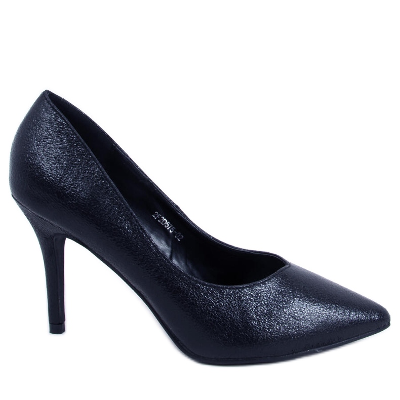 Zapatos de tacón de mujer Claire Black Metalizado negro