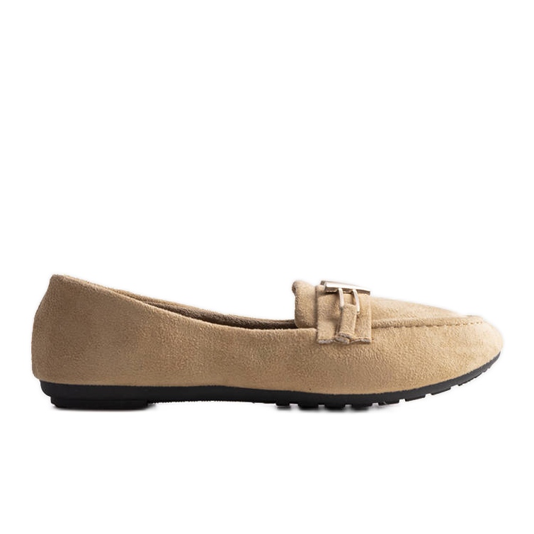 Mocasines mujer Gimen beige