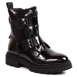 Botas con hebillas aisladas Laura La.Fi W PMR24A negro