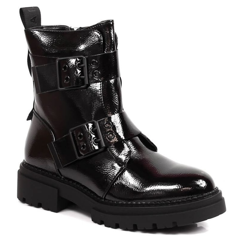 Botas con hebillas aisladas Laura La.Fi W PMR24A negro