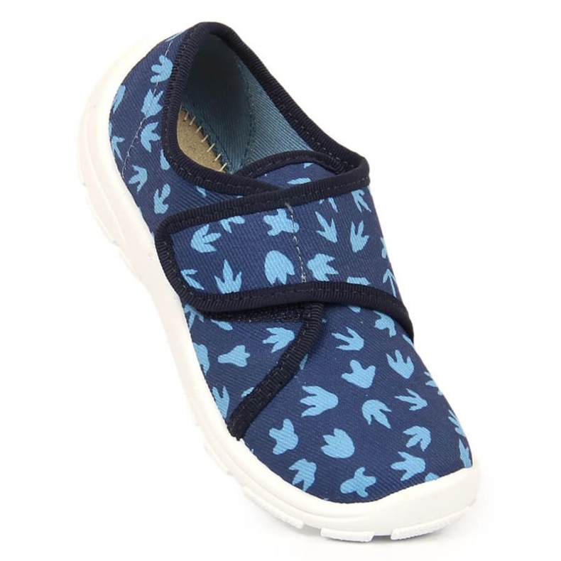 Befado Jr BEF39 zapatillas velcro para guardería azul