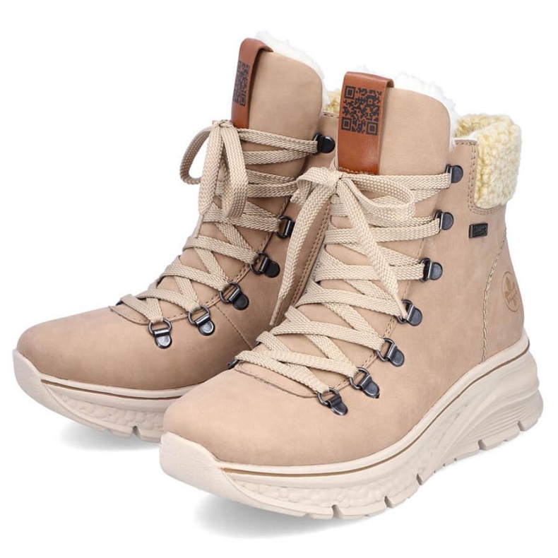 Botas aislantes impermeables Rieker W RKR572 beige