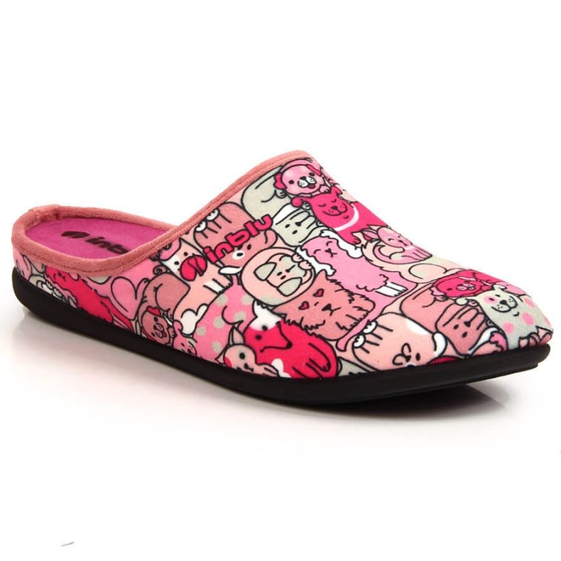 Zapatillas cómodas con inserto extraíble Inblu W ARC18A rosado