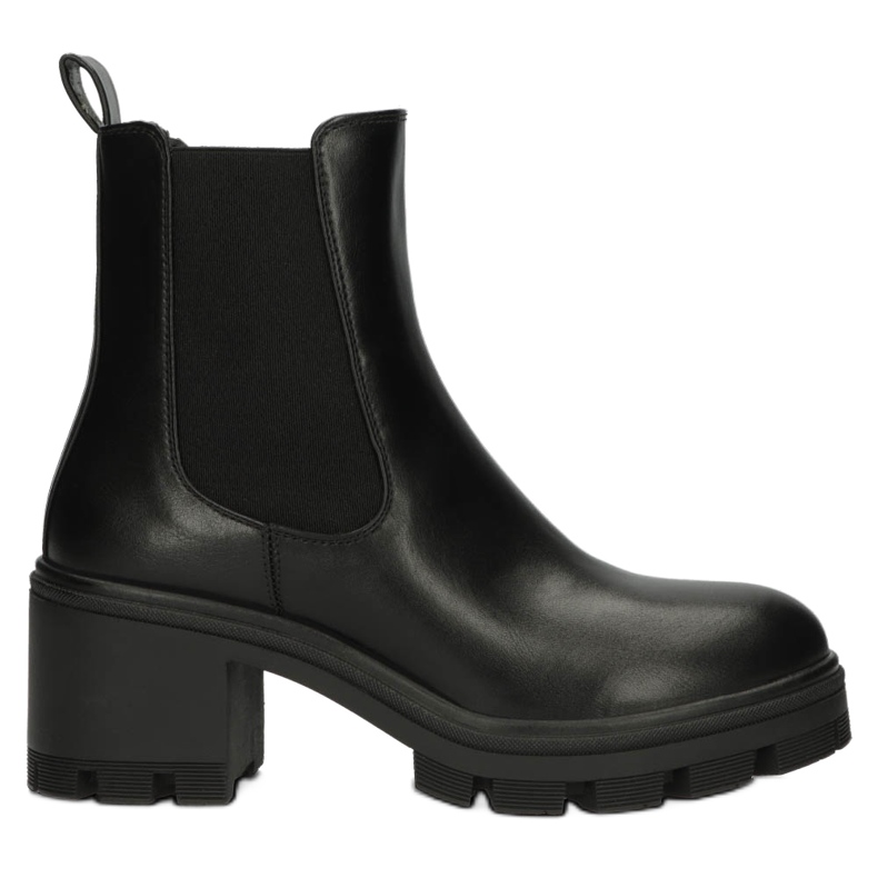 Botas Jodhpur en el poste aisladas Filippo W PAW394 negro