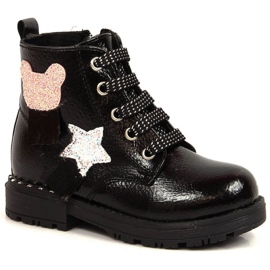 Botas aislantes brillantes Potocki Jr WOL121A negro