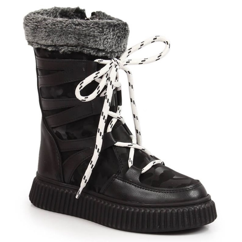 Botas con pelo Potocki W WOL123A negro