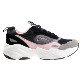 Zapatos Iguana Obenari W 92800347038 negro rosado gris