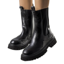PA1 Botas negras altas de Valeris negro