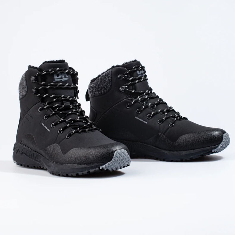 Zapatos altos de trekking para hombre Dk, con aislamiento negro